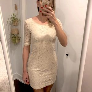 VERO MODA Ivory lace dress